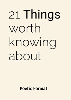 Paperback 21 THINGS worth knowing about Book
