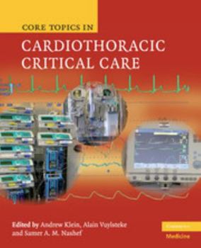 Hardcover Core Topics in Cardiothoracic Critical Care Book