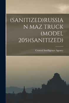 Paperback (Sanitized)Russian Maz Truck (Model 205)(Sanitized) Book