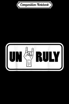 Composition Notebook: Unruly Jamaican Dancehall Reggae Music Island Journal/Notebook Blank Lined Ruled 6x9 100 Pages