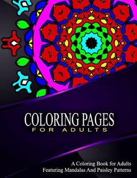 Paperback COLORING PAGES FOR ADULTS - Vol.10: adult coloring pages Book