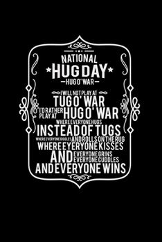 Paperback National Hug Day Hug o' War: 6x9 NATIONAL HUG DAY - dotgrid - dot grid paper - notebook - notes Book