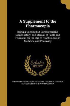 Paperback A Supplement to the Pharmacopia Book