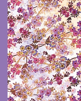 Paperback To Do List Journal (Purple Floral): Lined To Do Lists with Checkboxes and Space for Top Priorities and Notes (8x10) Book