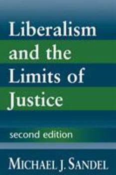 Paperback Liberalism and the Limits of Justice Book