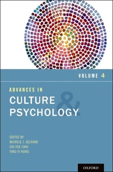 Hardcover Advances in Culture and Psychology, Volume Four Book