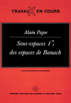 Paperback Sous-espaces ln1 des espaces de Banach [French] Book
