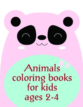 Paperback Animals coloring books for kids ages 2-4: Christmas Book Coloring Pages with Funny, Easy, and Relax Book