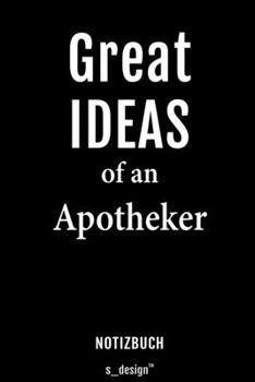 Notizbuch für Apotheker: Originelle Geschenk-Idee [120 Seiten liniertes blanko Papier] (German Edition)