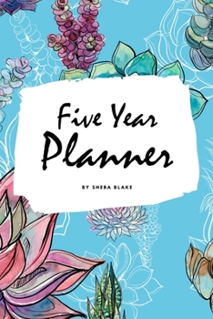 Paperback 5 Year Planner - 2020-2024 (6x9 Softcover Monthly Planner) Book