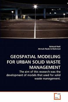 Paperback Geospatial Modeling for Urban Solid Waste Management Book