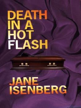 Paperback Death in a Hot Flash (Bel Barrett Mysteries) [Large Print] Book
