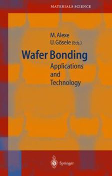 Paperback Wafer Bonding: Applications and Technology Book