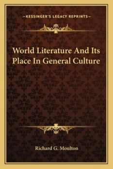 Paperback World Literature And Its Place In General Culture Book
