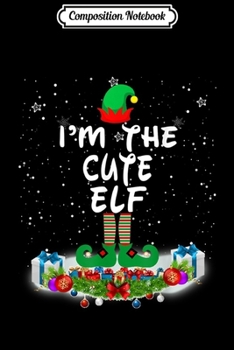 Paperback Composition Notebook: I'm The Hippy Elf Ugly Christmas PJ Journal/Notebook Blank Lined Ruled 6x9 100 Pages Book