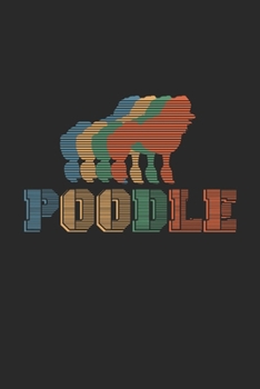 Paperback Poodle Notebook: Diary Journal 6x9 inches with 120 Lined Pages Book