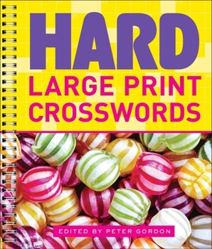 Paperback Hard Large Print Crosswords [Large Print] Book