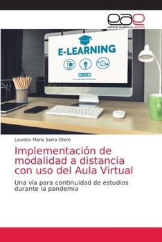 Paperback Implementación de modalidad a distancia con uso del Aula Virtual [Spanish] Book