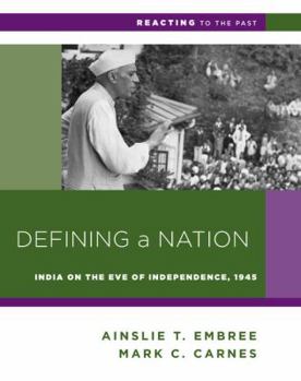 Paperback Defining a Nation: India on the Eve of Independence, 1791 Book