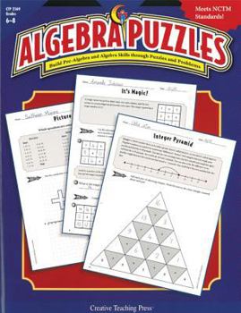 Paperback Algebra Puzzles Book