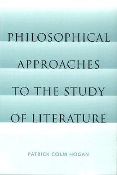 Paperback Philosophical Approaches to the Study of Literature Book