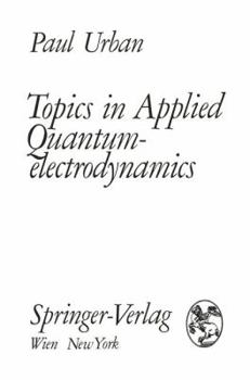 Paperback Topics in Applied Quantumelectrodynamics Book