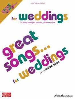 Paperback Great Songs... for Weddings Book