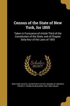Paperback Census of the State of New York, for 1855 Book