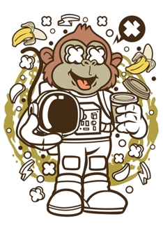 Kosmos Weltall Weltraum: Notizbuch DIN A5 Blanko 120 Seiten Astronaut Affe Tier Gorilla Apollo 11 Planet Mond Mars Rakete Geschenkidee & Weihnachten ... Notizheft Notizblock (German Edition)