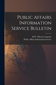 Paperback Public Affairs Information Service Bulletin Book