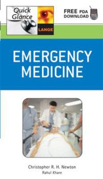 Paperback Emergency Medicine Quick Glance (LANGE Quick Glance) Book