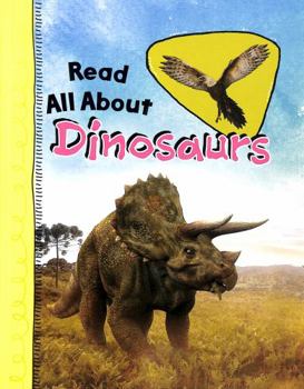 Paperback Read All About Dinosaurs Book