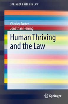 Paperback Human Thriving and the Law Book