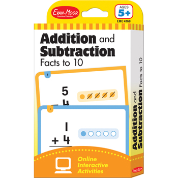 Misc. Addition and Subtraction Facts to 10 - Flashcards Book