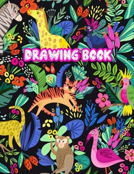 Drawing Book: Large Sketch Notebook for Drawing, Doodling or Sketching: 110 Pages, 8.5" x 11" Sketchbook ( Blank Paper Draw and Write Journal ) - Cover Design 099277