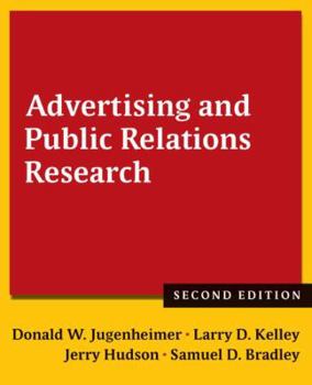 Paperback Advertising and Public Relations Research Book