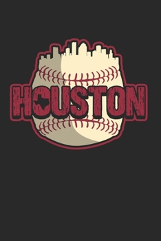 Houston Texas Cityscape Notebook: Notebook / 6x9 Zoll / 120 dotted Pages