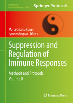 Hardcover Suppression and Regulation of Immune Responses: Methods and Protocols, Volume II Book
