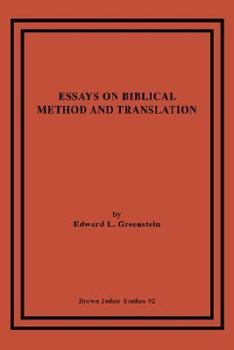 Paperback Essays on Biblical Method and Translation Book