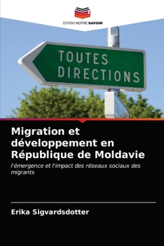 Paperback Migration et développement en République de Moldavie [French] Book