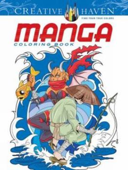 Paperback Creative Haven: Manga Coloring Book