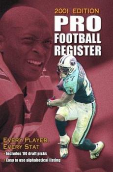 Paperback Pro Football Register, 2001 Edition Book