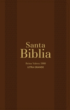 Leather Bound Biblia Rvr 1960 Letra Grande Tamaño Manual Marrón Con Cierre E Índice (Bible Rvr 1960 Large Print Handsize Leatherlike Brown Indexed with Zipper (Span [Spanish] Book