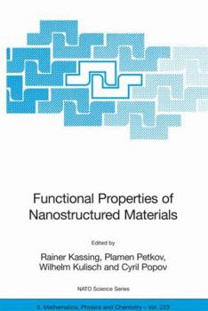 Paperback Functional Properties of Nanostructured Materials Book