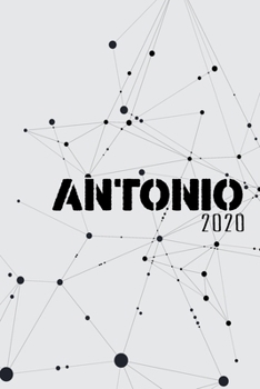 Terminkalender 2020: Für Antonio personalisierter Taschenkalender und Tagesplaner ca DIN A5 | 376 Seiten | 1 Seite pro Tag | Tagebuch | Wochenplaner (German Edition)