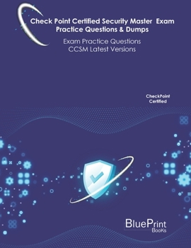Paperback Check Point Certified Security Master Exam Practice Questions & Dumps: Exam Practice CCSM Latest Versions Book