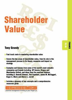 Paperback Shareholder Value: Finance 05.06 Book