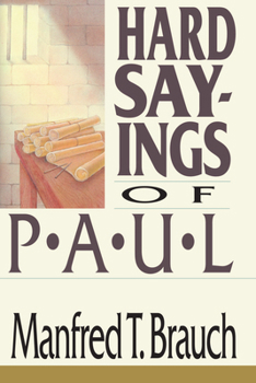 Paperback Hard Sayings of Paul Book