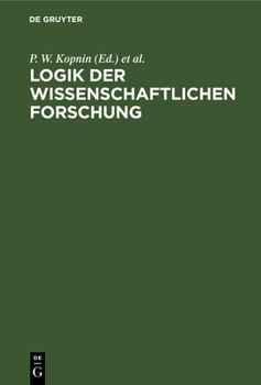 Hardcover Logik Der Wissenschaftlichen Forschung [German] Book