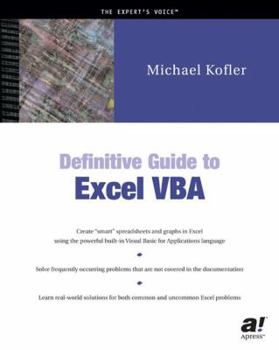 Paperback Definitive Guide to Excel VBA Book